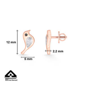 Pendientes de Mariposa Sunny Sparrow para Mujer con Circonitas, Perlas y Detalles de Diamantes - Product Image 6
