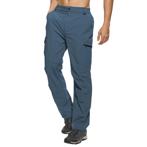 Pantalon Softshell d'extérieur pour homme, coupe-vent, imperméable, pour la randonnée technologique, doublure polaire chaude, respirant - Product Image 1