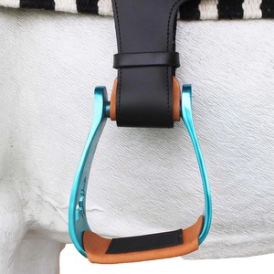 Nouvelles étriers de cheval à double courbure en acier inoxydable, confortables, durables, couleur et taille personnalisables - Product Image 4