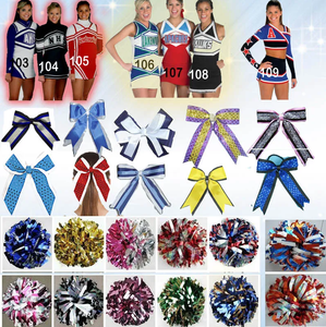 Logo personnalisé uniformes de pom-pom girl personnalisé Cheer jupe et ensembles hauts pour l'école et le collège Cheer Squads - Product Image 3