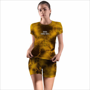 <b>Women</b> <b>T</b> <b>Shirt</b> <b>and</b> <b>Shorts</b> <b>Set</b> Casual Two Piece Outfit for Summer Wear Fashion <b>Women</b> <b>T</b> <b>Shirt</b> & <b>Shorts</b> <b>Set</b> - Product Image 1