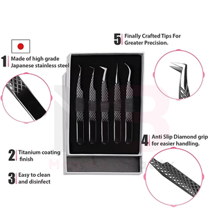 Nouveautés, prix abordable, kits d'outils pour extensions de cils, pointe droite et pointue, instruments de soins de beauté, kit d'outils - Product Image 4