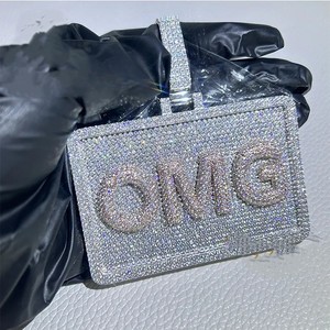 Pendentif lettre entièrement serti de diamants, or rose, chrétien, hip-hop, bijoux personnalisés, femme, moissanite VVS, cadeau d'anniversaire pour rappeur - Product Image 5