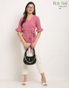 Hauts à manches longues sans manches pour le bureau, décontractés et à la mode - Product Image 3