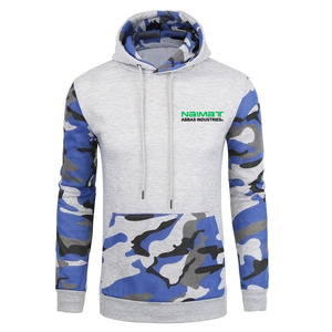 Sweat à capuche thermique en molleton de coton/polyester respirant, tendance, pour l'hiver, l'entraînement en salle de sport, grande taille, impression par sublimation, uni - Product Image 5