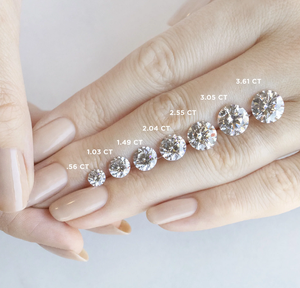 Anillo de compromiso de diamantes de moissanita con canal de corte redondo para mujer en plata de ley para bodas disponible a granel - Product Image 4