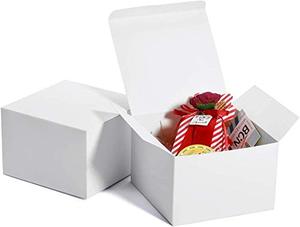 Gift Craft Paper Boxes with Handle: Premium Eco-Friendly Handheld Cardboard E-commerce Gifting DIY Craft Shipping Packaging Box - Product Image 1