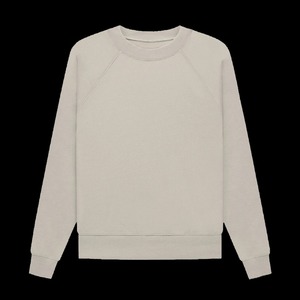 Casual Women Hoodie Sweatshirt Cotton Knitted Pullover Drop Shoulder Blank Long Sleeve Crew Neck Streetwear Eco Friendly - Product Image 4