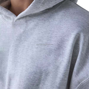 Sweats à capuche en polyester personnalisés 320 GSM Premium Sweatshirts Prix d'usine Vente en gros Confortable Warm Heavyweight Wear - Product Image 5