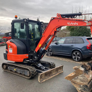 Mini-excavatrice Kubota KX037-4 d'occasion, neuve et propre, poids opérationnel de 40 tonnes, avec pompe hydraulique Liyuan et boîte de vitesses, à vendre - Product Image 1
