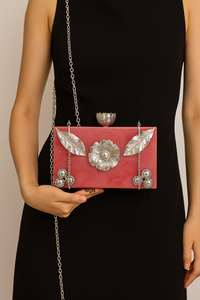 Bolso de Mano de Lujo Hecho a Mano, Duradero, Ecológico, Ligero, de Madera y Resina, con Cadena Cruzada, Logotipo Personalizado, Bolso de Noche para Mujer - Product Image 4