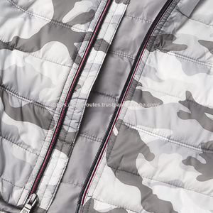 OEM Custom Men's Winter Jacket Casual Embroidery Patches Warm Padded Hood <b>Quilted</b> Bomber Puffer Zipper Plus Size Waterproof Cow - Product Image 2