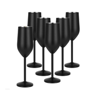 Verre à vin en acier inoxydable écologique pour le camping avec un design unique pur fait à la main en métal vin bière tasse prix de gros