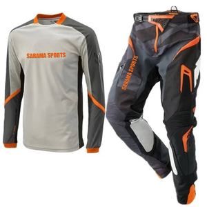 Proveedor de ropa de bicicleta MTB, ropa de ciclo de motor largo todoterreno, cree su propio jersey de Ciclismo de cross de motor - Product Image 1