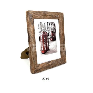 Cadre photo en bois écologique de Style américain rustique en verre trempé véritable pour la maison salon salle à manger bureau Table décor - Product Image 1