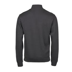 Felpa Personalizzata con Mezza Zip in Tessuto Interlock a Coste per Felpe e Maglioni Promozionali - Product Image 5