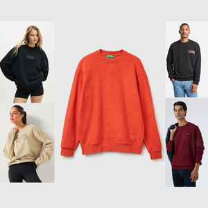 Moda gráfico sudadera pulóver peso medio algodón mezcla Impresión logotipo al por mayor exportador Rib Knit Unisex invierno sudaderas - Product Image 4