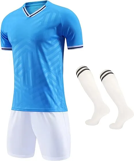 Men's High Quality Custom Football Kits Unisex Soccer Jersey Set Team Club Wear & Uniforms New Custom High Quality