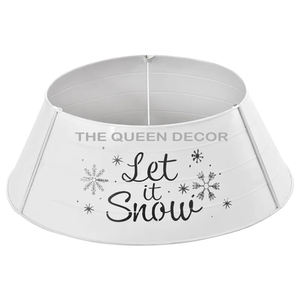 Nuevo estilo, collar de árbol, decoración de jardín para el hogar, Metal, hierro, Metal galvanizado, Collar de árbol, árbol, sublimación en blanco, decoración de Navidad - Product Image 5