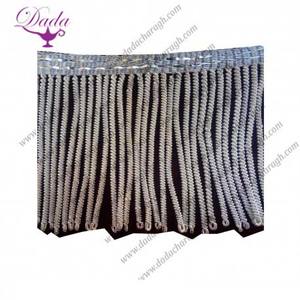 6 cm Gold Bullion Wire <b>Fringe</b> Ceremonial Vestment French Uniform Church Banner Flag - Product Image 4