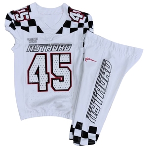 Nueva llegada Durable Football Jersey Set Personalizado Sublimación completa Slim Fit Uniformes de fútbol americano - Product Image 5