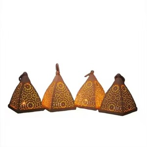 Faroles Metálicos de Ramadán para una Estética Moderna y Tradicional del Hogar, Decoración para el Hogar, Navidad, Pascua - Product Image 2