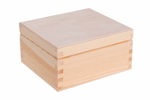 Caja de Madera Ecológica Hecha de Madera de Mango y Madera con Tapa para Guardar Té y Especias - Product Image 4