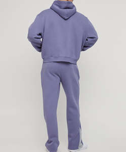 Ensemble survêtement à capuche pour homme, vêtements d'hiver, 2 pièces, survêtement à capuche de haute qualité, sur mesure, survêtement pour homme, pantalon de survêtement évasé - Product Image 3