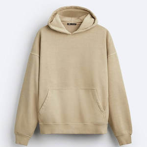 Sudadera con capucha personalizada de fabricante de fábrica básica, Sudadera con capucha de bolsillo de canguro para hombre y niño de gran tamaño - Product Image 2