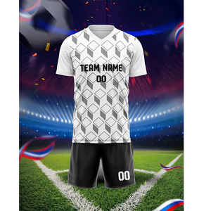 Camiseta de fútbol americano para adultos al por mayor: Blanca, manga larga, cuello redondo, poliéster, perfecta para deportes de equipo, entrenamiento - Product Image 4