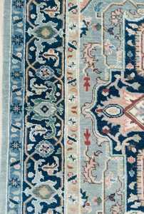 สินค้ามาใหม่6x9 serapi ทำด้วยมือผ้าขนสัตว์โอเลนสูง-นอตพรมพื้นที่ที่ทันสมัยปรับแต่งรูปแบบนามธรรมที่มีสีสัน - Product Image 2