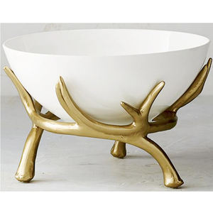 Bols de service décoratifs en métal modernes de luxe Premium Unique Vantage couverts et pour la maison et la cuisine fêtes et mariages - Product Image 6