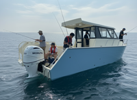 Yate Deportivo de Aluminio Soldado UBI 88, para Pesca, 8 Metros, 8 Pasajeros, 35-40 Nudos, 115-300 HP, para Navegación Fluvial, Patrullaje, Turismo y Transporte