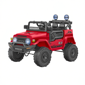 ESPIDKO Rojo para Toyota FJ Cruiser, Coche Eléctrico RC de Litio de 12V (98x65cm), Modelo 42956 con ESP y Tamaño 98x65cm - Product Image 2