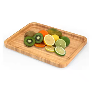 ถาดไม้เสิร์ฟของตกแต่งโต๊ะสไตล์พรีเมี่ยมถาดเสิร์ฟของตกแต่งบ้านเครื่องครัวที่จำเป็นและสวยงาม - Product Image 6