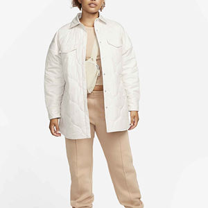 Meilleur prix de gros Manteau d'hiver XL de haute qualité pour femmes Veste épaisse et chaude à capuche légère remplie de coton - Product Image 6