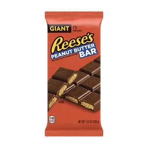 REESE'S Nutrageous Chocolate Peanut Butter Candy Bar (Paquete de 18)