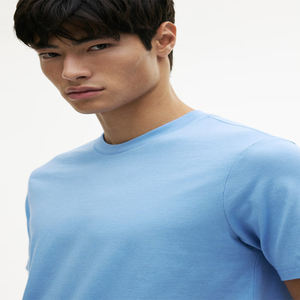 T-shirt unisexe pour homme, streetwear, 100% coton, tissu tricoté, imprimé, respirant, couleur unie, t-shirt de couple, manches courtes - Product Image 5