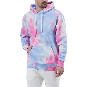 Solid Color <b>Lightweight</b> Tie Dye <b>Hoodies</b> For <b>Men</b> Outdoor Use Oversized High Quality <b>Men</b> Tie Dye <b>Hoodies</b> - Product Image 3