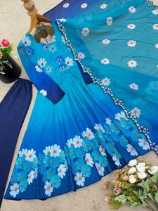Designer Salwar Kameez Digital Print Pent and Dupatta for Women Parties - Product Image 3