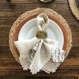 Vente chaude de ronds de serviette en métal décoratifs de table de style de luxe plaqués or dans le prix de gros pour une utilisation de mariage personnalisée. - Product Image 6