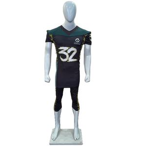 Uniformes de Fútbol Americano Personalizados Sublimados de Manga Corta, Transpirables y de Secado Rápido para Hombres Adultos, Ropa Deportiva de Equipo - Product Image 1