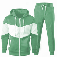 Survêtement à capuche 2-en-1 pour homme, 100 % polyester, imprimé, coupe ajustée, respirant, léger, personnalisable, motif géométrique, streetwear d'été