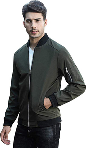 Veste de sport imperméable à manches longues pour homme, vente en gros, fermeture éclair - Product Image 6