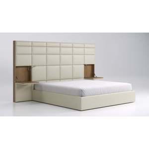 Cama Minimalista de Lujo de Alta Calidad de Courchevel, Muebles para el Hogar Tapizados y Suaves, Versátiles para Dormitorio o Apartamento - Product Image 2