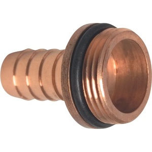 Conector de Agua para Jardín, Latón, Conector para Manguera de 25 mm, Rosca Externa de 1 Pulgada, Junta Tórica, Paquete MEGA de 10 - Product Image 1