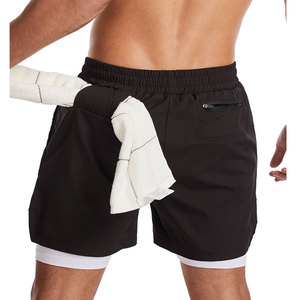 Short de course d'entraînement pour homme Short de gym athlétique léger avec pantalon de compression - Product Image 4