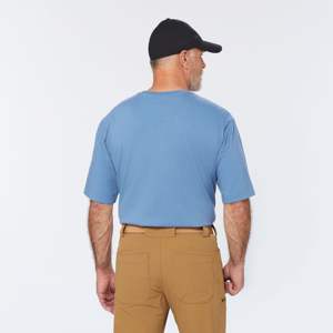 Fabrication sur mesure OEM T-shirt à col rond ajusté pour homme | Coupe ajustée, élégant et confortable - Product Image 4