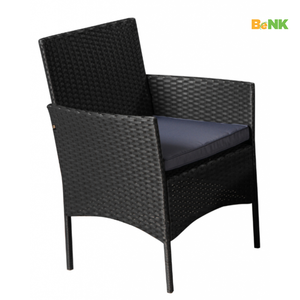 Meilleur prix moderne 4 pièces rotin osier ensemble pour mobilier d'extérieur jardin balcon cour parc ferme Villa pour l'école - Product Image 5