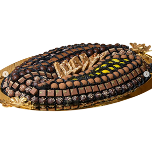 Vente en gros Plateau à chocolat en métal doré de qualité de luxe avec poignée florale dorée pour mariages ou occasions spéciales au prix d'usine - Product Image 5